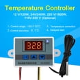 thumbnail image 2 of XH-W3002 24V240W -50~110℃ Digital Temperature Controller Intelligent Digital Display Temperature Control Switch Home Aquarium Incubator Temperature Controller with 1 Meter Waterproof Probe, 2 of 8
