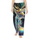 thumbnail image 1 of Balery Colorful Stained Glass Deer Pantalones de pijama para mujer, pijamas ultraligeros, pantalones de estar por casa-3X-Large, 1 of 6