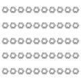 thumbnail image 3 of Kit surtido de tuercas hexagonales, 50 piezas de tuercas hexagonales A2‑70, tuercas de rosca de acero inoxidable resistentes y duraderas, 3 of 9