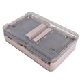 thumbnail image 1 of Contenedor De Almacenamiento Apilable, Contenedor De Almacenamiento De Plástico, 4 Ruedas, Puerta Doble, 35 L, Alta Capacidad, Ahorro De Espacio Para Oficina Para El Hogar, 1 of 7