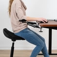 thumbnail image 2 of VIVO Black Universal Clamp-on Adjustable Ergonomic Arm & Wrist Rest Pad - 2 Pack, 2 of 8