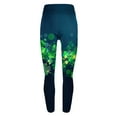thumbnail image 4 of LIaqionyy Women's Shamrock Tights Plus Size St Patrick Leggings Yoga Pants Compression Trousers Activewear, 4 of 4