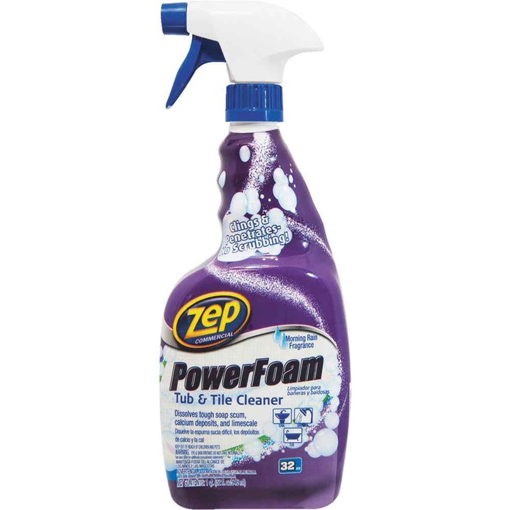 ZEP INC Commercial Power Foam Tub & Tile Cleaner, 32oz. ZUPFTT32