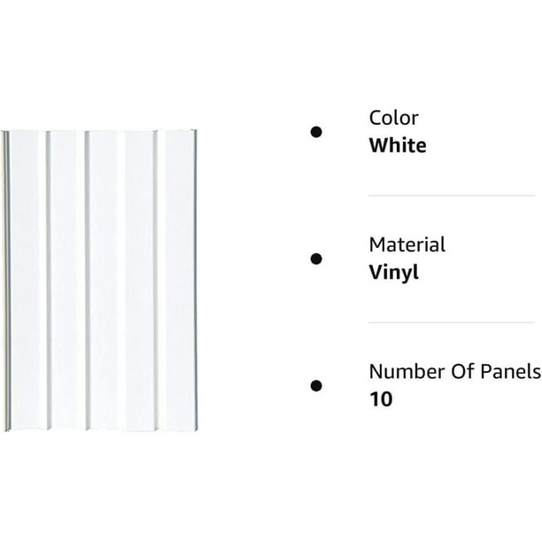 Mobile Home Skirting Vinyl Underpinning Panel White 16