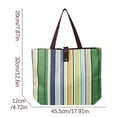 thumbnail image 3 of Foldable Shopping Tote, 600D Polyester Fabric, Large Capacity, Water-Resistant, for Daily Use, Compact Storage, Travel Friendly, Gym Bag, Beach Bag, Multi-Purpose Carrier, Lightweight Akmoler, 3 of 9
