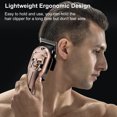 thumbnail image 3 of USB Electric Hair Clipper Barber LCD Display Hair Clippers Beard Trimmer Household Hair Trimmer Set Salon Haircut Machine IPX4 Waterproof USB Charging with 6 Clipping Brushes Lube Oil, 3 of 8