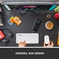 thumbnail image 2 of Logitech Slim Wireless Bluetooth Mouse for iPad - Off-White, 2 of 6