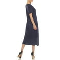 thumbnail image 4 of White Mark Casual Short Sleeve Midi Dress, Women's & Women's Plus, 4 of 5