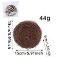 thumbnail image 4 of 3PCS Easter Decorations Bird Nest Set 3.94 4.72 5.91 Inch for Easter Basket Displays and DIY Crafts, Rustic Easter Decor for Home Garden, 4 of 9