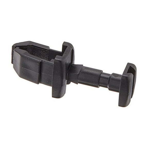 Norcold 629758 Refrigerator Door Panel - Upper, Black Acrylic, Fits 1210LRIM Model