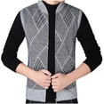 thumbnail image 1 of LOVZFMLL Vestes pour Hommes Modes Sans Manches Confortables Respirantes Blouses à Col, 1 of 6