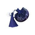 thumbnail image 2 of Minnieouse Bolsita para festivales, bolsa bordada con borlas, regalo de joyería, bolsa con cordón de almacenamiento vacío, colgante para coche, Accesorios de disfraces Azul 8*13cm Minnieouse AP017919-04, 2 of 6