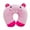 Pink Bear, variant on Travel Pillow for Kids Toddlers - Soft Neck Head Chin Support Pillow,Cute Animal,Comfortable in Any Sitting Position for Airplane,Car,Train,Children Gift