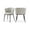 Cream and Black, variant on Meridian Furniture Skylar Navy Velvet Dining Chair (Set of 2)