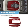 thumbnail image 3 of Unique Bargains Car Gear Shift Box Cover Trim Carbon Fiber Pattern Red for Chevrolet Camaro 2010-2015 1Set, 3 of 6