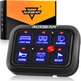 thumbnail image 1 of Panel de interruptores Auxbeam BC60, control de circuito de 6 bandas, 12 V, azul, 1 of 8