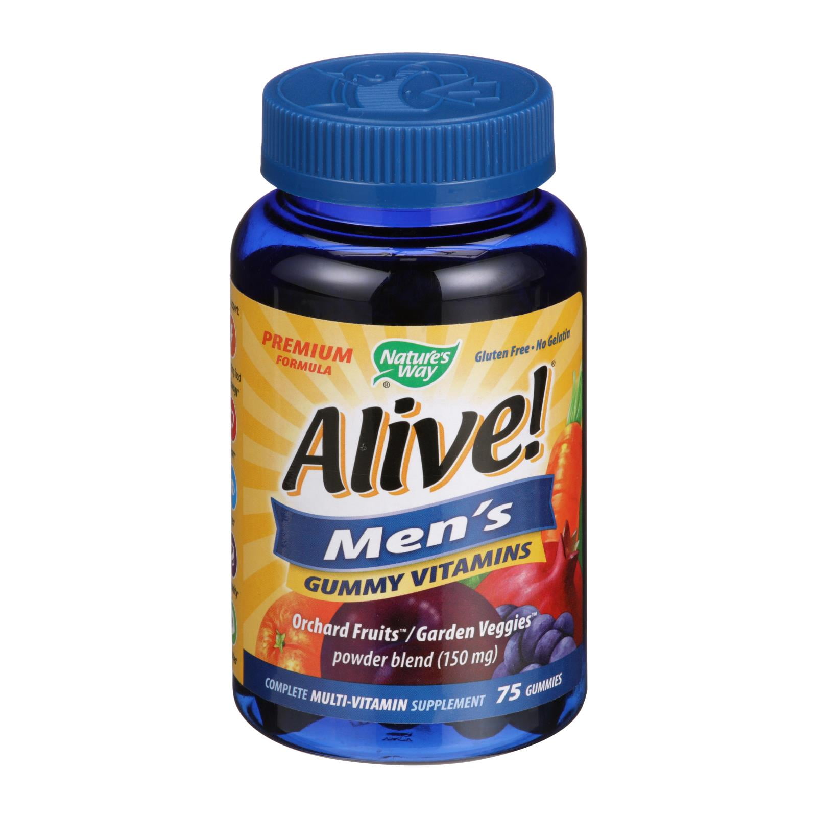 Nature's Way Alive! Men's MultiVitamin Gummies 75 Gummies