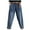 Blue, variant on Kaemgyyd Jeans for Women Loose Wide Leg Jeans Baggy Vintage Elastic Waist Denim Pants with Pockets Fall