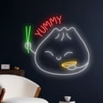 thumbnail image 2 of Handmadetneonsign Yummy Dimsum Neon Sign, Chinese Dimsum Wall Art Decor, China Restaurant Wall Decor, 2 of 5