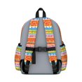 thumbnail image 3 of Pioneer Flower Floral Print Pattern Cute School Backpack with Padded Back and Adjustable Shoulder Straps 13.4"x11"x4.7", 3 of 5