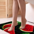 thumbnail image 4 of Watermelon Polyester Non-Slip Machine Washable Floor Rug, for Office, Chair Rugs Included, 4 of 6