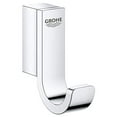 thumbnail image 1 of GROHE 41039000 Selection Single Robe Hook, Starlight Chrome, 1 of 4
