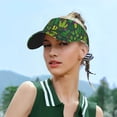 thumbnail image 5 of Honeii Cactus 1 Print Adult Sunscreen Visor Cap, Adjustable Sun Protection Hat,Sun Visor Hats,UV Protection Outdoor Sports Golf Running Sun Caps, 5 of 7