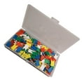 thumbnail image 2 of Jingsheng 100 Pcs Épingles à Drapeaux Multicolores Décoratives Push Tack Réutilisables pour Bureau, 2 of 9