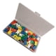 thumbnail image 5 of Worallymy 100 pines de bandera multicolor tachuela decorativa tachuela reutilizable para oficina chincheta de bandera Worallymy JD735807342, 5 of 7
