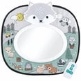 thumbnail image 1 of The Peanutshell Musical Baby Car Seat Mirror, Woodland Animals with Lights, 1 of 5