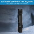 thumbnail image 4 of LACASI Linterna Led Recargable, Linterna T&aacute;ctica Doble Bot&oacute;n 1800 L&uacute;menes, IP68 Impermeable, Lampara Tactica, 4 Modos y SOS (Resistente a Ca&iacute;das), 4 of 7