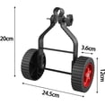 thumbnail image 2 of Tundralight Roue Auxiliaire de Tondeuse à Gazon Roue de Support Structure Triangulaire Pièces de Rechange Réglables, 2 of 5