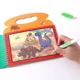 thumbnail image 5 of Libro mágico de pintura al agua para niños, juguetes educativos para edades tempranas, libro para colorear de dibujo mágico reutilizable para niños, juguetes Montessori, 5 of 6