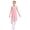Pink, variant on Kids Girls Shiny Rhinestone Jazz Latin Dance Dress Backless Ballet Lyrical Gymnastic Leotard Dress Ballroom Dancewear Ivory 6
