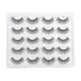 thumbnail image 1 of Unique Bargains 10 Pair False Eyelashes for Makeup Black S08, 1 of 5