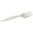 thumbnail image 2 of Dixie Medium-Weight Disposable Plastic Forks, PFM21, White, 1000 Count, 2 of 5