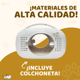 thumbnail image 4 of Transportadora para Gato y Perros Pequeños | Jaula para Mascotas con Cama Acolchada | Cierre Seguro | Ventilación Óptima | Portátil y Ligera | Ideal para Viajes | Blanca, 4 of 8