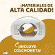 thumbnail image 4 of Transportadora para Gato y Perros Pequeños | Jaula para Mascotas con Cama Acolchada | Cierre Seguro | Ventilación Óptima | Portátil y Ligera | Ideal para Viajes | Blanca, 4 of 8