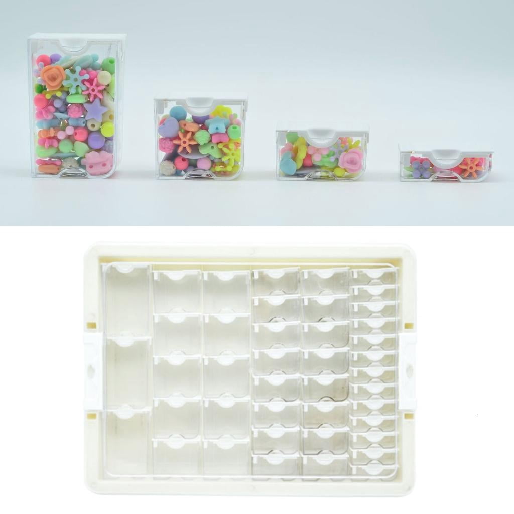 Multipurpose Bead Organization Craft Beads Storage Container with Compartments Jewelry Accessories Organizers