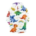 thumbnail image 6 of Chaqlin Cartoon Dinosaur Colorful Zip Up Hoodie with Pockets Long Sleeve Lightweight Comfy Casual Outerwear for Girls Teens Size 6-9, 6 of 7