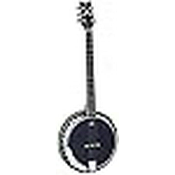 オルテガ6弦バンジョー Raven Seres OBJE 350/6 SBK Ortega Guitars Raven Series 6-String Banjo w/Bag, Right (OBJ350/6