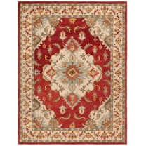 SAFAVIEH Antiquity Christopher Oriental Area Rug, Red/Grey, 3' x 5'