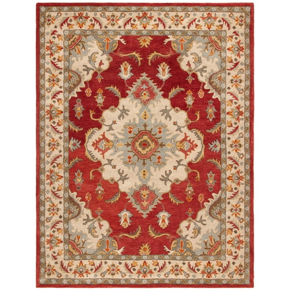 SAFAVIEH Antiquity Christopher Oriental Area Rug, Red/Grey, 3' x 5'