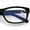 Black, variant on Classy Narrow Rectangle Blue Light Filter Clear Lens Computer Glasses Tortoise