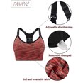 thumbnail image 5 of Women Yoga Bras Fitness Stretch Workout Tank Top Seamless Vest Sports Bra with Adjustable Shoulder Straps, 5 of 9