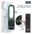 thumbnail image 2 of Ventilador Calentador 2 En 1 Sin Aspas Silencioso Esquimal Color Verde - Grafito, 2 of 8