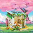 thumbnail image 5 of Flower House Building Set Mini Building Block Set, Reading Room Building Toy with Beautiful Gift Box, Top Class Toy for 6-year-old Boys and Girls+(2034), 5 of 5