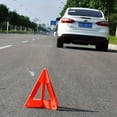 thumbnail image 2 of PENGX Reflective Triangle Warning Sign - ABS Material  Durable Rear Position Safety Indicator for Emergency Car Use, 2 of 7