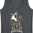 thumbnail image 3 of The Nightmare Before Christmas - Ho Ho Howl - Women's Racerback Tank Top, 3 of 5