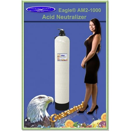 CRYSTAL QUESTA EagleA AM2 1000 Acid-Neutralizing 20 GPM Whole House Water Filter with Manual Backwashing
